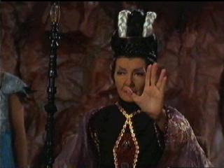 T'Pau presiding at Spock's wedding